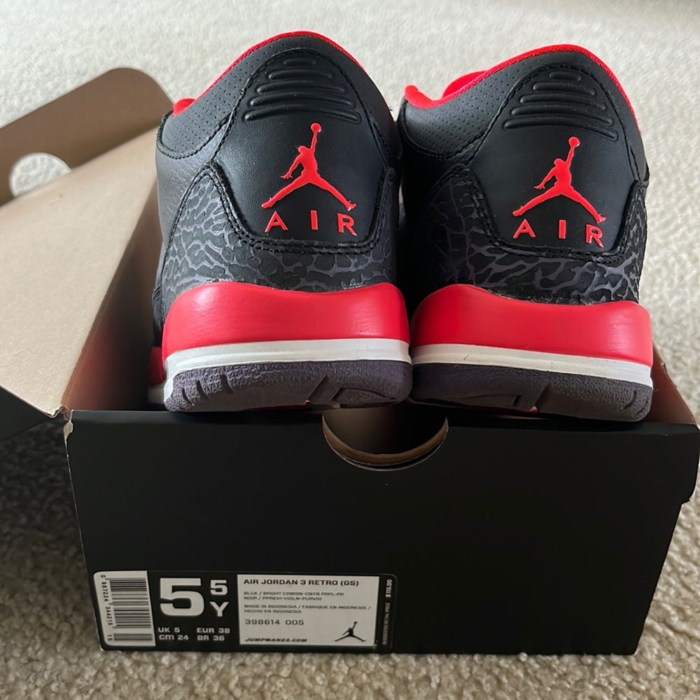 Jordan Retro 3 (gs) youth 5.5 US